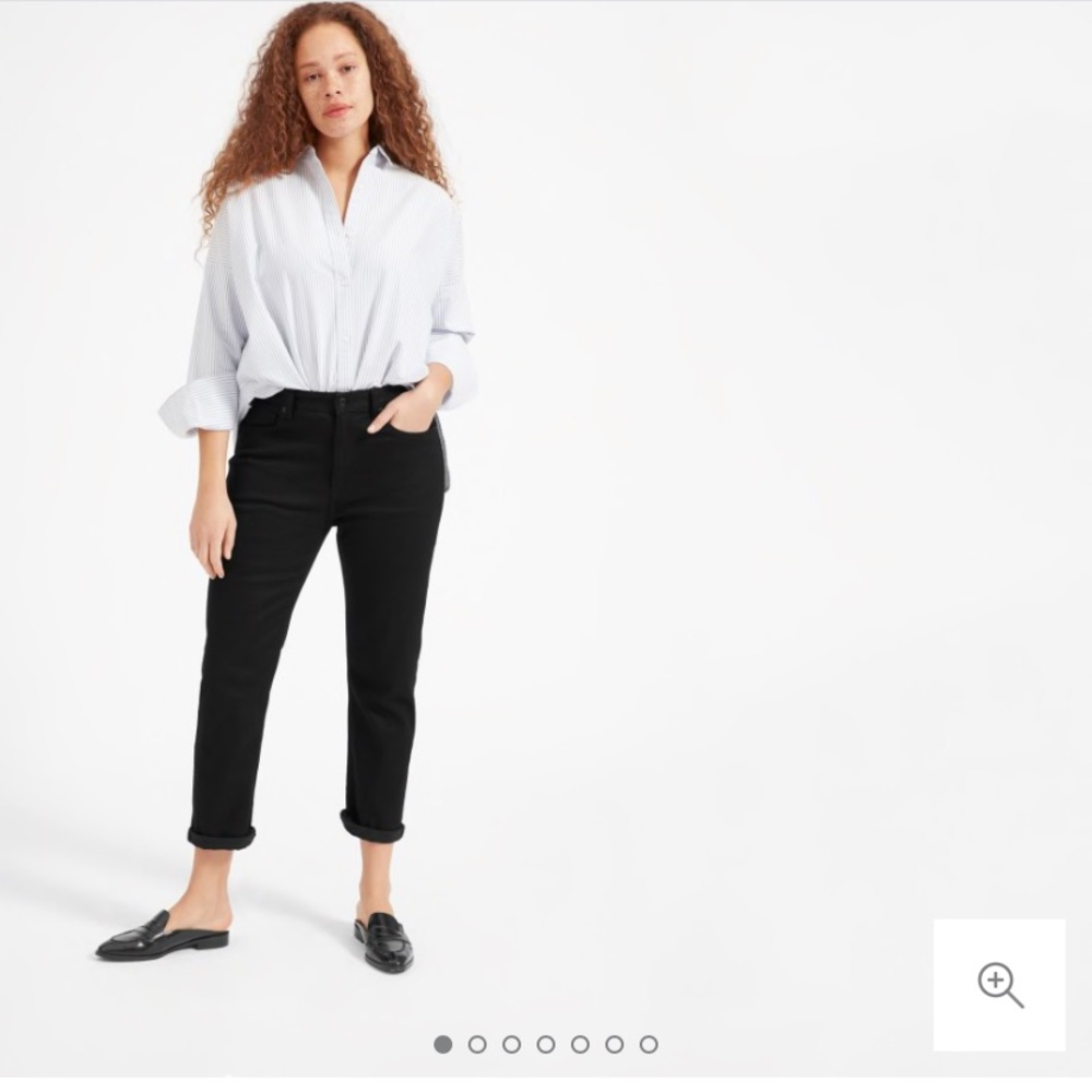 Everlane boyfriend jeans black size 27